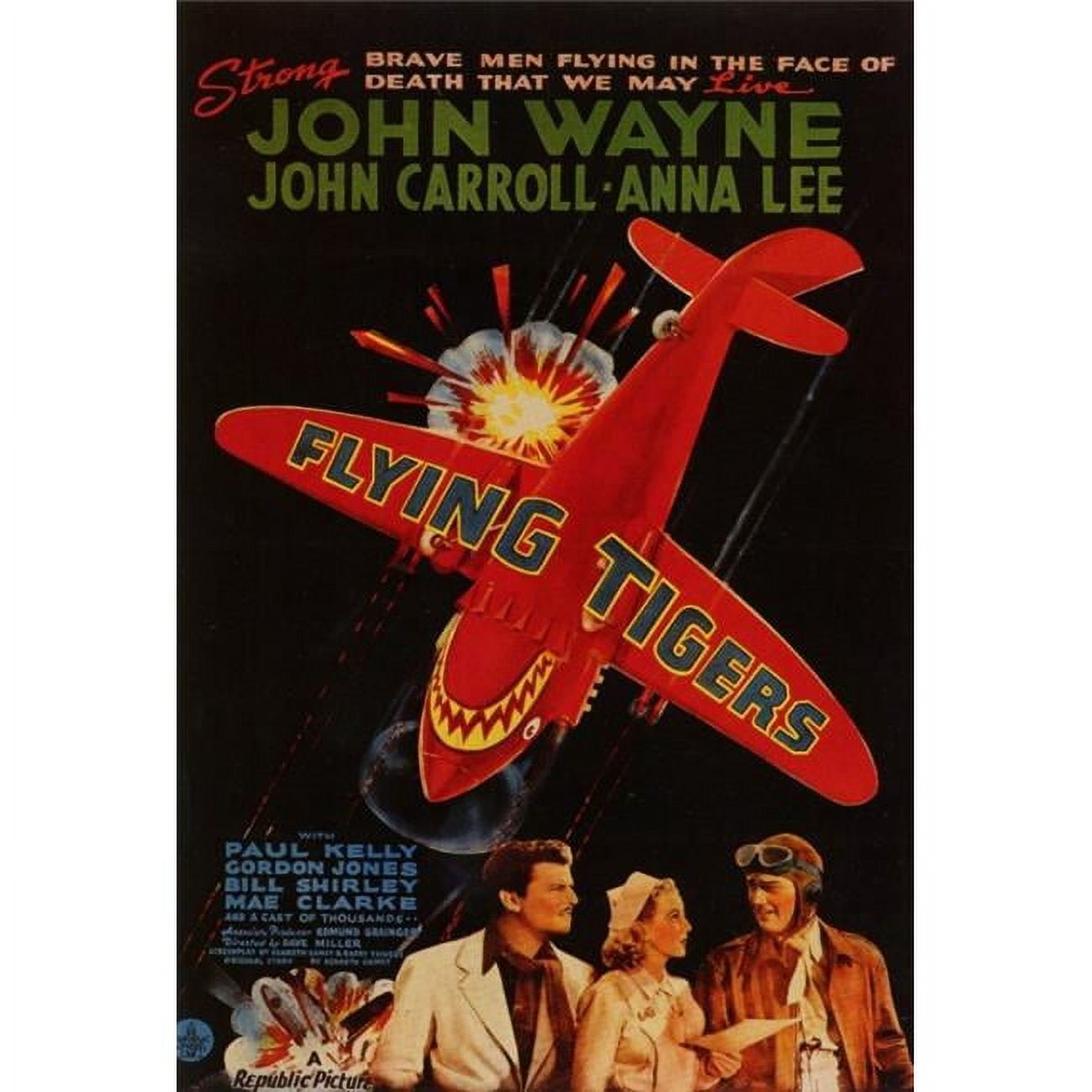 Posterazzi MOVCF6334 Flying Tigers Movie Poster - 27 x 40 in.