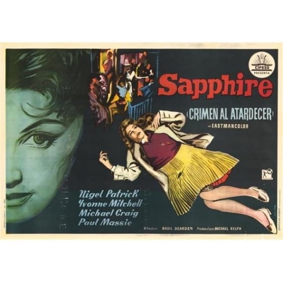 Posterazzi MOVCF7862 Sapphire Movie Poster - 27 x 40 in.