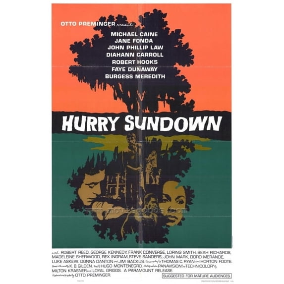 Posterazzi MOVCF8361 Hurry Sundown Movie Poster - 27 x 40 in.