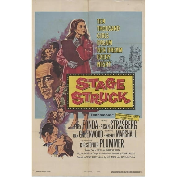 Posterazzi MOVCF8368 Stage Struck Movie Poster - 27 x 40 in.