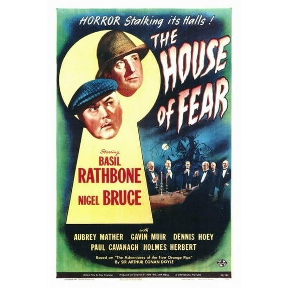 Posterazzi MOVCF9174 The House of Fear Movie Poster - 27 x 40 in.