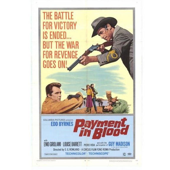 Payment in Blood Movie Poster Print (27 x 40)