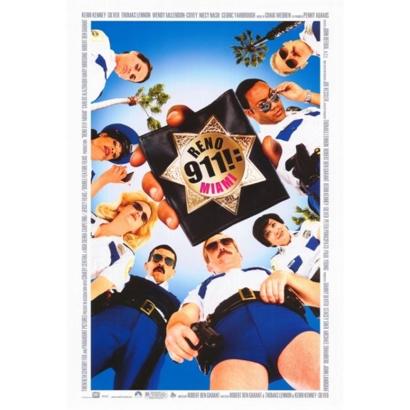 Posterazzi MOVCH0945 Reno 911-Miami Movie Poster - 27 x 40 in.