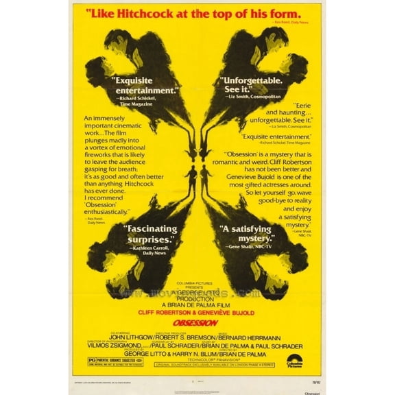 Posterazzi MOVCH3729 Obsession Movie Poster - 27 x 40 in.