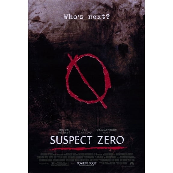 Posterazzi MOVCH4665 Suspect Zero Movie Poster - 27 x 40 in.
