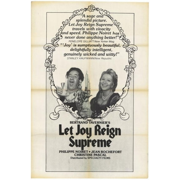 Posterazzi MOVCH5624 Let Joy Reign Supreme Movie Poster - 27 x 40 in.