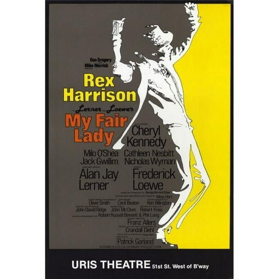 Posterazzi MOVCH5725 My Fair Lady Broadway Movie Poster - 27 x 40 in.
