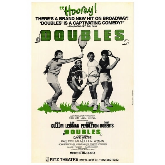 Posterazzi MOVCH5728 Doubles Broadway Movie Poster - 27 x 40 in.