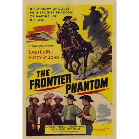 Posterazzi MOVCH6649 Frontier Phantom Movie Poster - 27 x 40 in.