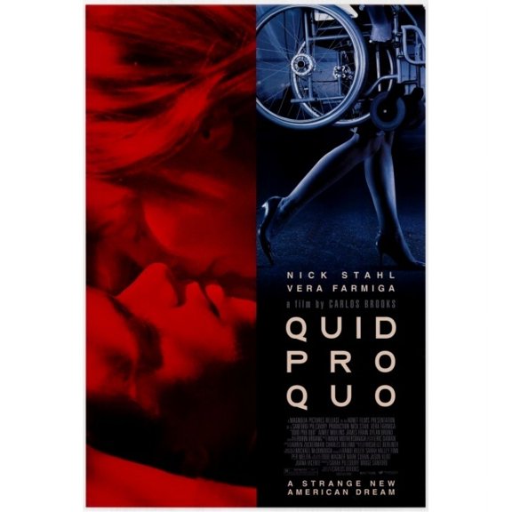 Posterazzi MOVCI3224 Quid Pro Quo Movie Poster - 27 x 40 in.