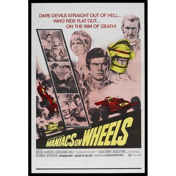 Posterazzi MOVCJ3143 Maniacs on Wheels Movie Poster - 27 x 40 in.