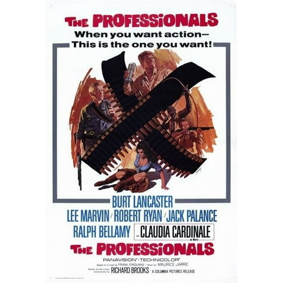 Posterazzi MOVEF2322 The Professionals Movie Poster - 27 x 40 in.
