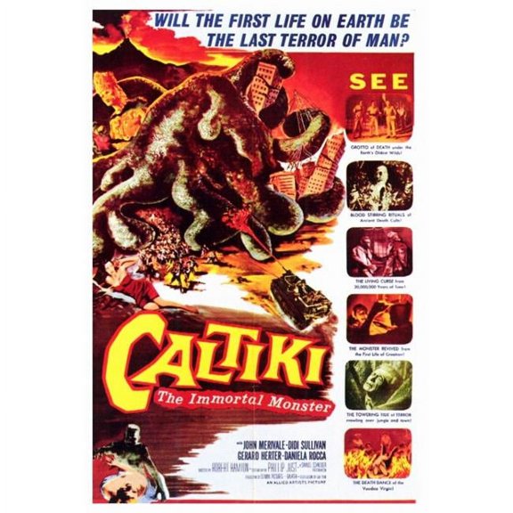 Posterazzi MOVEF3305 Caltiki the Immortal Monster Movie Poster - 27 x 40 in.
