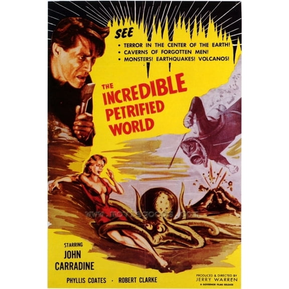 Posterazzi MOVEF5296 The Incredible Petrified World Movie Poster - 27 x 40 in.