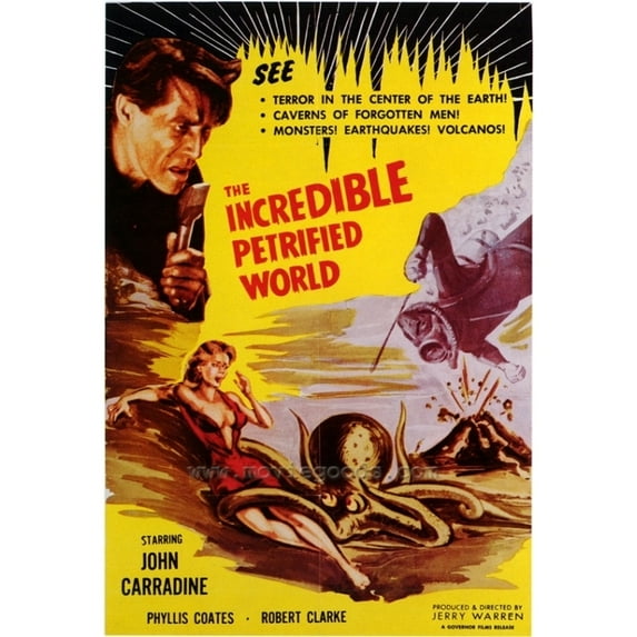 Posterazzi MOVEF5296 The Incredible Petrified World Movie Poster - 27 x 40 in.