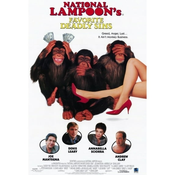 Posterazzi MOVEF5387 National Lampoons Favorite Deadly Sins Movie Poster - 27 x 40 in.