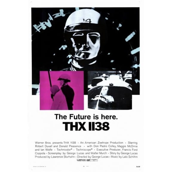 Posterazzi MOVEF7207 Thx 1138 Movie Poster - 27 x 40 in.