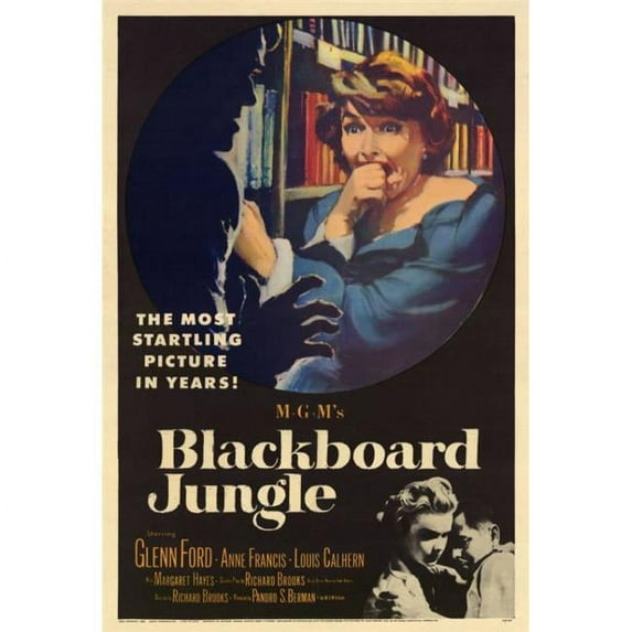 Posterazzi MOVEF7367 Blackboard Jungle Movie Poster - 27 x 40 in.