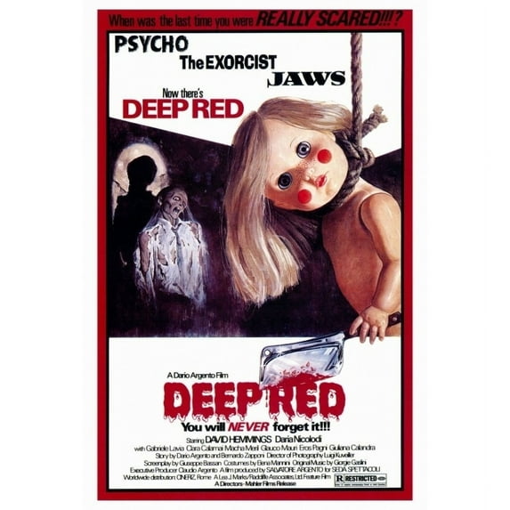 Posterazzi MOVEF8184 Deep Red Movie Poster - 27 x 40 in.