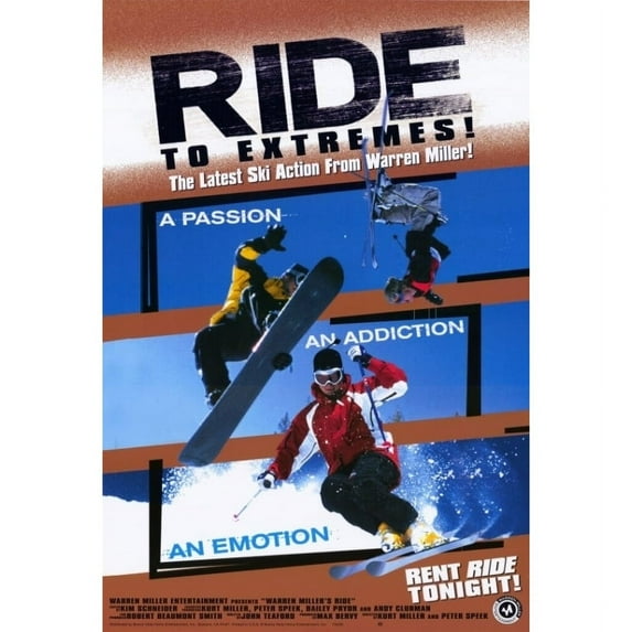 Posterazzi MOVEF9285 Warren Millers Ride Movie Poster - 27 x 40 in.