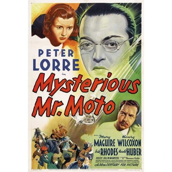 Posterazzi MOVEF9329 Mysterious Mr. Moto Movie Poster - 27 x 40 in.