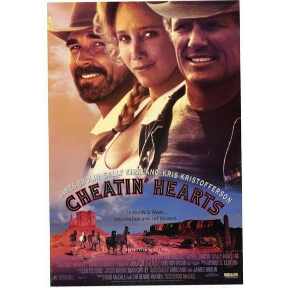 Posterazzi MOVEF9397 Cheatin Hearts Movie Poster - 27 x 40 in.