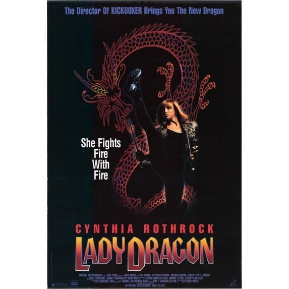 Posterazzi MOVEF9400 Lady Dragon Movie Poster - 27 x 40 in.