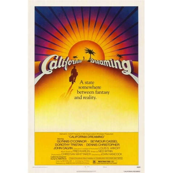 Posterazzi MOVEH0522 California Dreaming Movie Poster - 27 x 40 in.