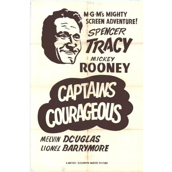 Posterazzi MOVEH1622 Captains Courageous Movie Poster - 27 x 40 in.