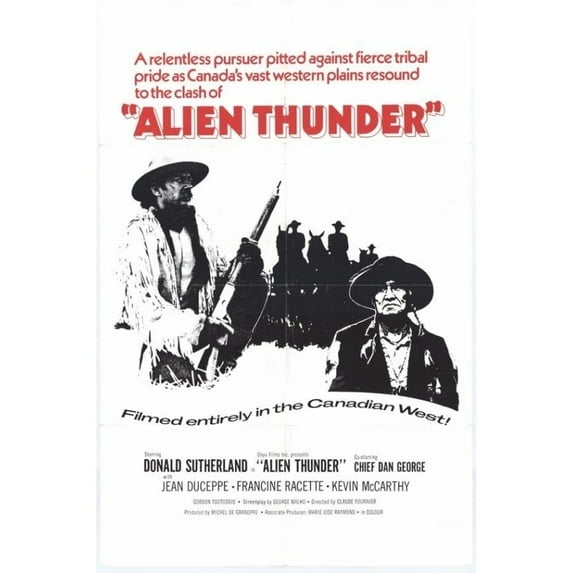Posterazzi MOVEH4335 Alien Thunder Movie Poster - 27 x 40 in.