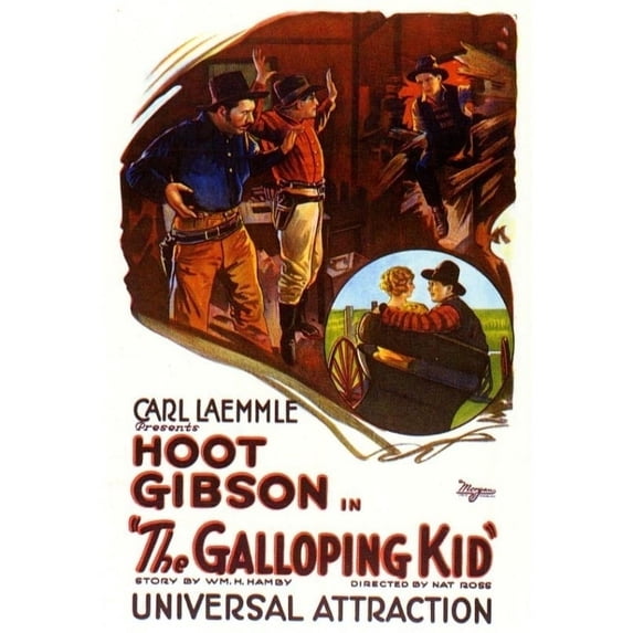 Posterazzi MOVEH4617 The Galloping Kid Movie Poster - 27 x 40 in.