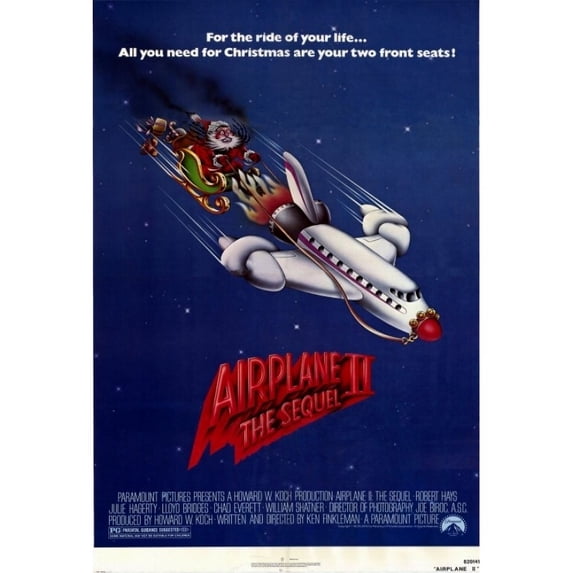 Posterazzi MOVEH4713 Airplane 2-The Sequel Movie Poster - 27 x 40 in.