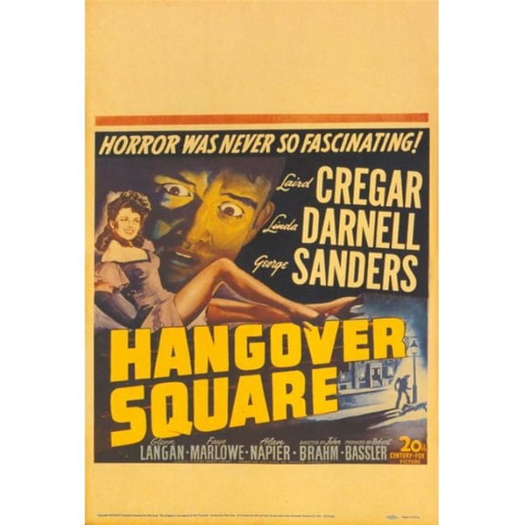 Posterazzi MOVEH5748 Hangover Square Movie Poster - 27 x 40 in.