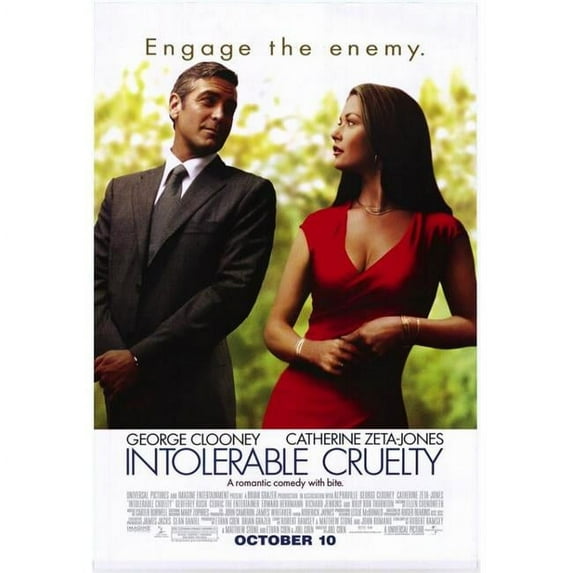 Posterazzi MOVEH7608 Intolerable Cruelty Movie Poster - 27 x 40 in.