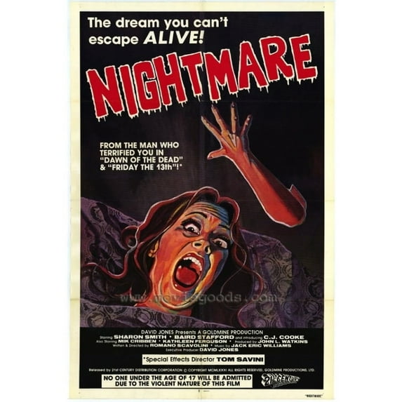 Posterazzi MOVEH7649 Nightmare Movie Poster - 27 x 40 in.