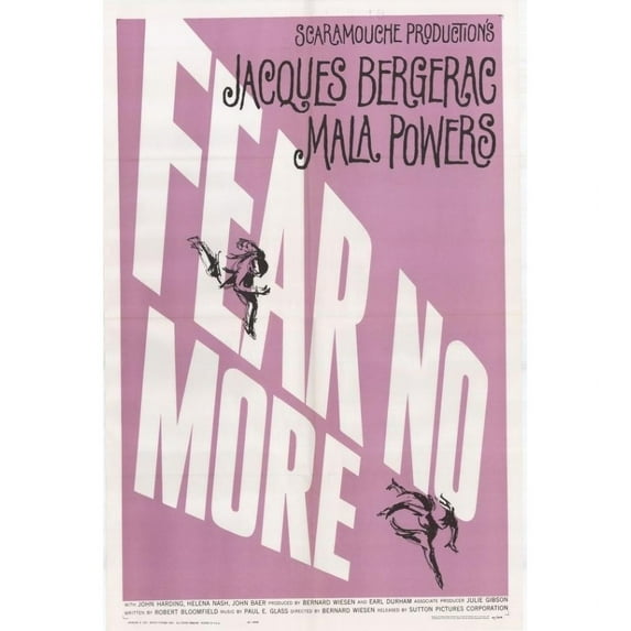Posterazzi MOVEH9195 Fear No More Movie Poster - 27 x 40 in.