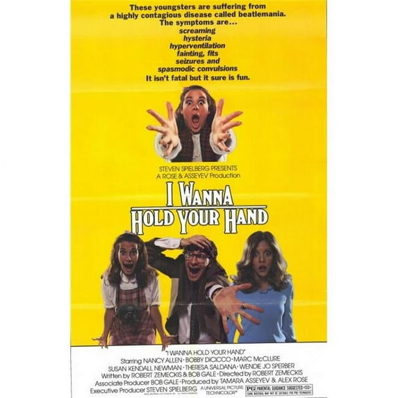 Posterazzi MOVEH9702 I Wanna Hold Your Hand Movie Poster - 27 x 40 in.