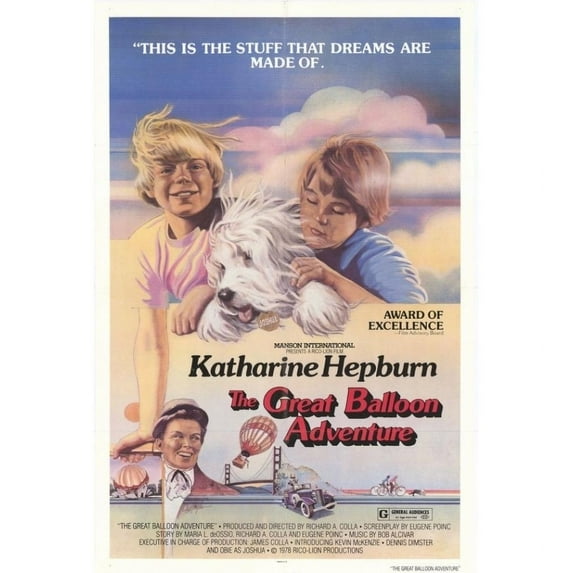 Posterazzi MOVEH9704 The Great Balloon Adventure Movie Poster - 27 x 40 in.