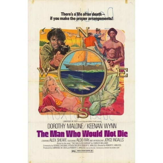 Posterazzi MOVEI8017 The Man Who Would Not Die Movie Poster - 27 x 40 in.