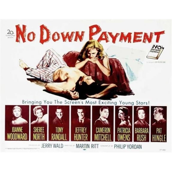 Posterazzi MOVEJ3210 No Down Payment Movie Poster - 27 x 40 in.