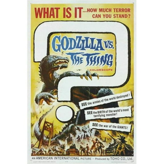 Posterazzi MOVEJ9241 Mothra Vs. Godzilla Movie Poster - 27 x 40 in.