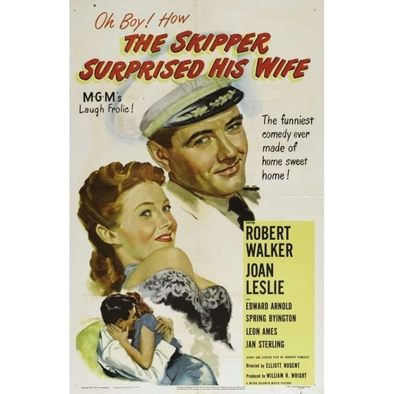 Posterazzi MOVGB20783 The Skipper Surprised His Wife Movie Poster - 27 x 40 in.