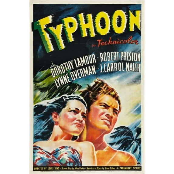 Posterazzi MOVGB38214 Typhoon Movie Poster - 27 x 40 in.
