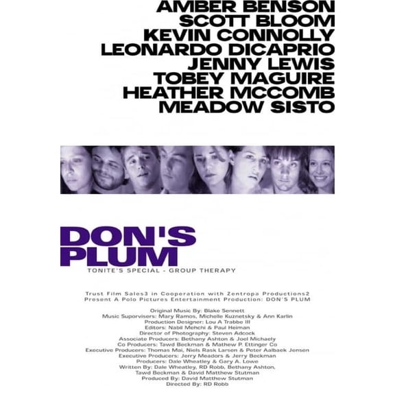 Posterazzi MOVGB83583 Dons Plum Movie Poster - 27 x 40 in.