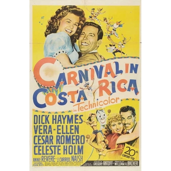 Posterazzi MOVGB84304 Carnival in Costa Rica Movie Poster - 27 x 40 in.