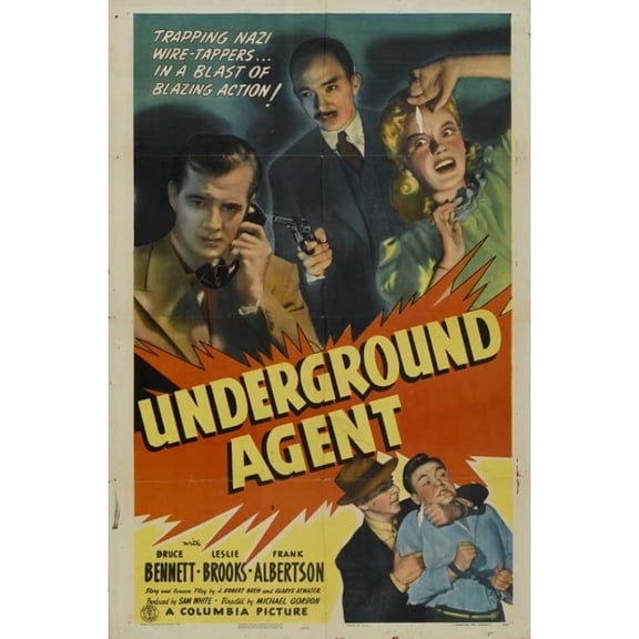 Posterazzi MOVGB87653 Underground Agent Movie Poster - 27 x 40 in.