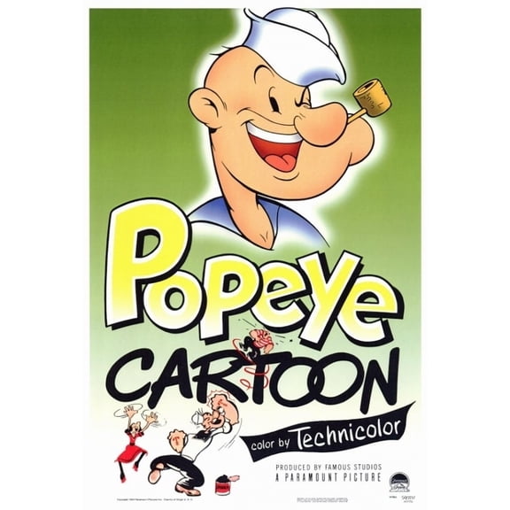Posterazzi MOVGF0185 Popeye Movie Poster - 27 x 40 in.