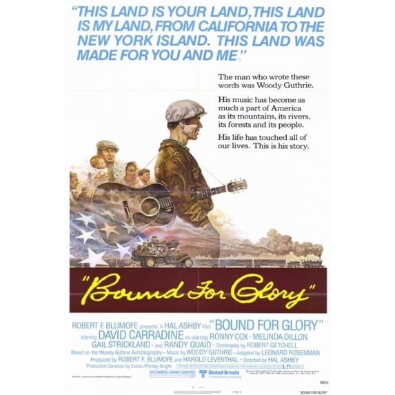 Posterazzi MOVGF0314 Bound for Glory Movie Poster - 27 x 40 in.