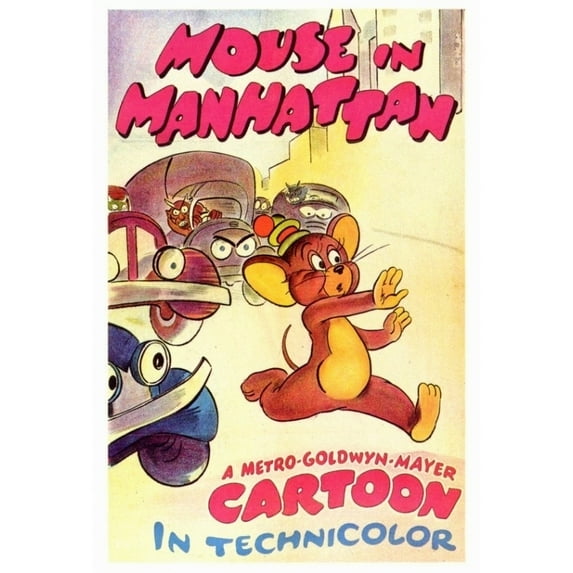 Posterazzi MOVGF1172 Mouse in Manhattan Movie Poster - 27 x 40 in.