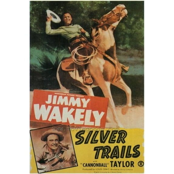 Posterazzi MOVGF4336 Silver Trails Movie Poster - 27 x 40 in.